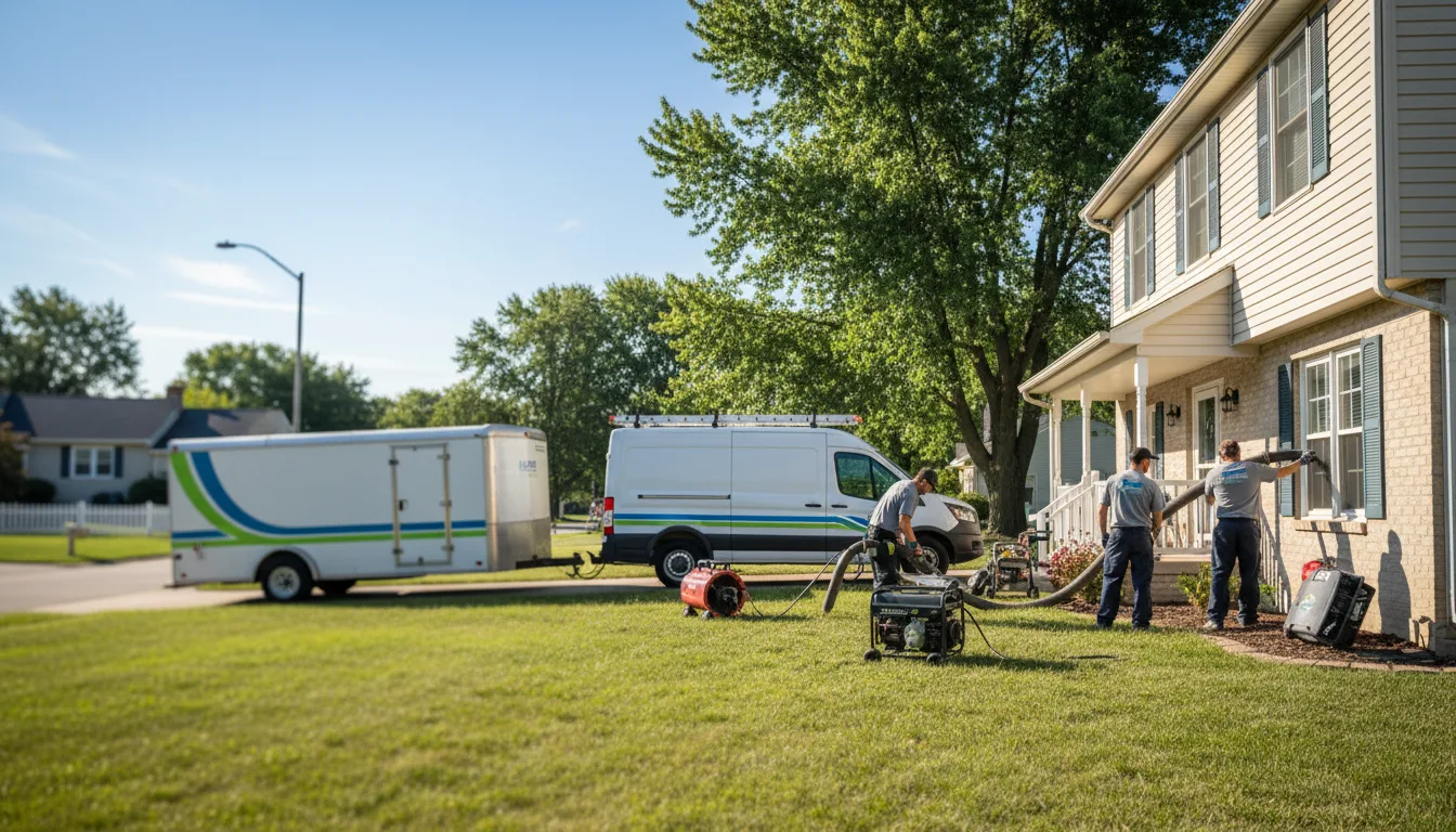 Flooded Basement Restoration And Cleanup With Repair in Lakemore, OH near me
